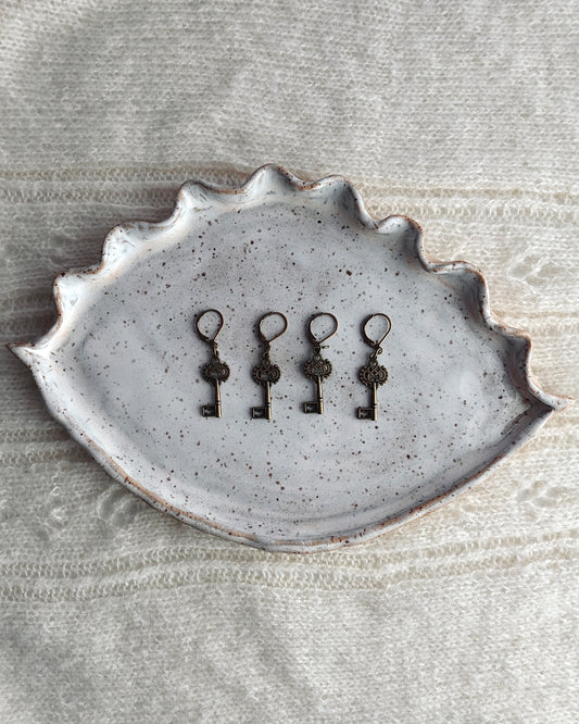 Antique Key - Stitch Markers