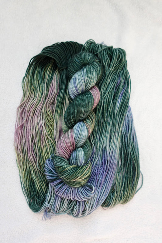 Midnight Oasis - Lotus Oasis Hand Dyed Yarn