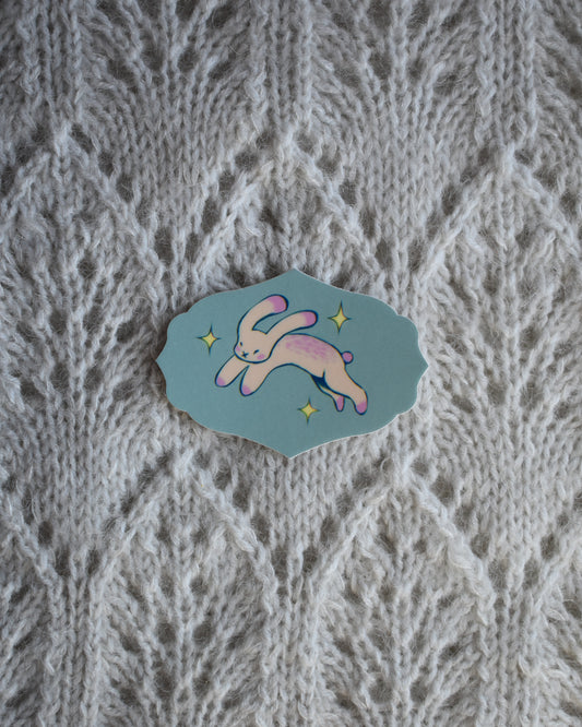 Celestial Bunny Sticker