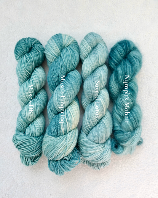 Reflections - Lotus Oasis Hand Dyed Yarn