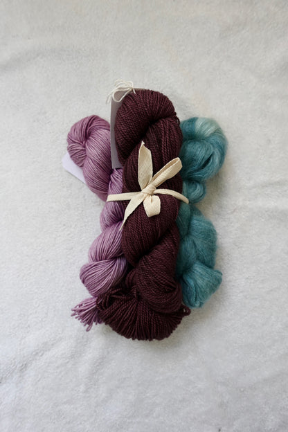 3 Skein Mystery Bundle - Hand Dyed Yarn