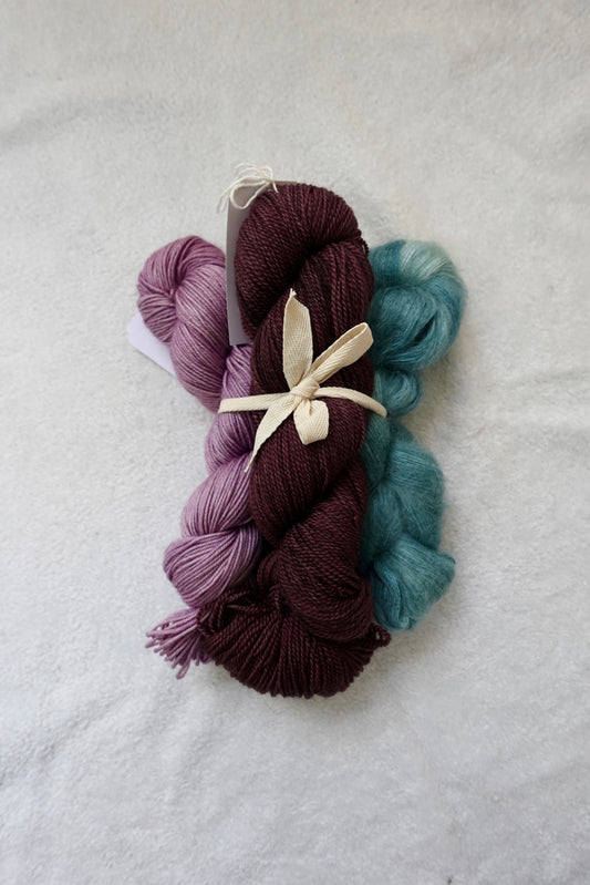 3 Skein Mystery Bundle - Hand Dyed Yarn