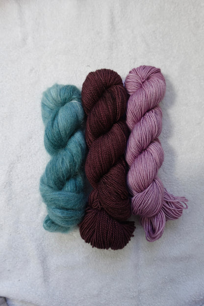 3 Skein Mystery Bundle - Hand Dyed Yarn