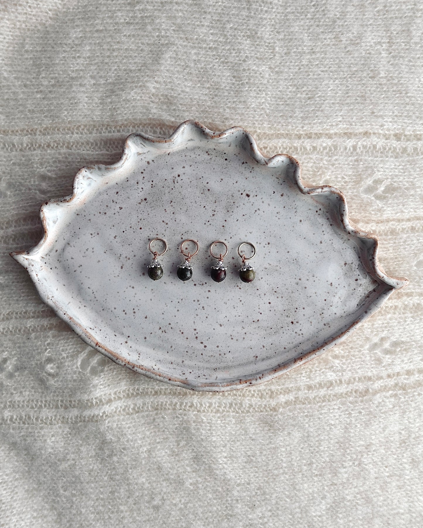 Crowned Dragon's Blood - Stitch Markers