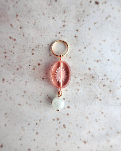 Peach Drop - Stitch Markers