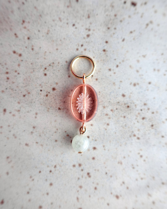 Peach Drop - Stitch Markers