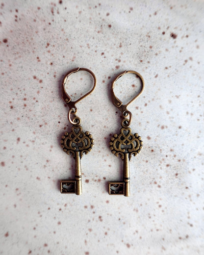 Antique Key - Stitch Markers