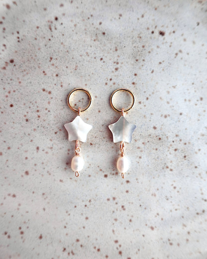 Pearlescent Star - Stitch Markers