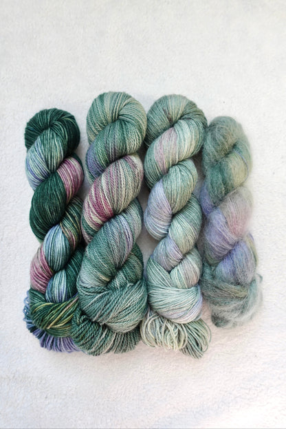 Midnight Oasis - Lotus Oasis Hand Dyed Yarn