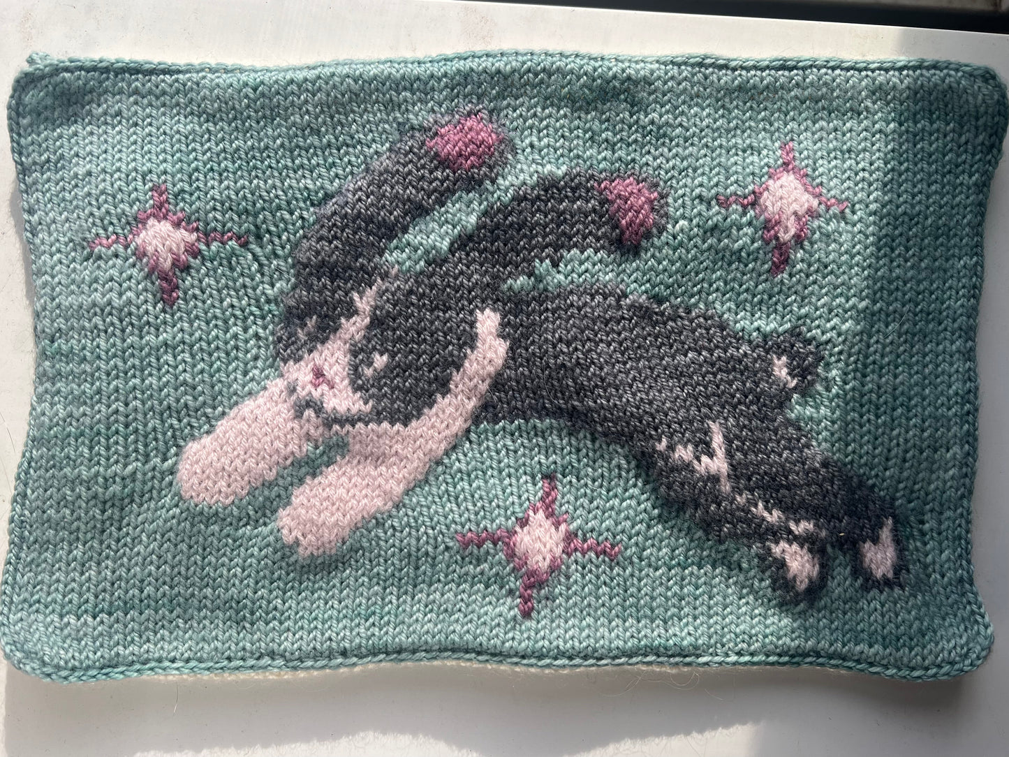 Celestial Bunny Tapestry - PDF Knitting Pattern