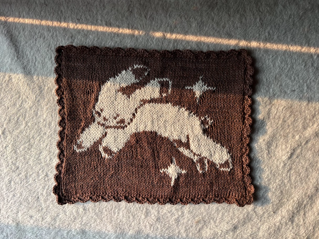 Celestial Bunny Tapestry - PDF Knitting Pattern