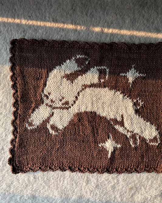 Celestial Bunny Tapestry - PDF Knitting Pattern