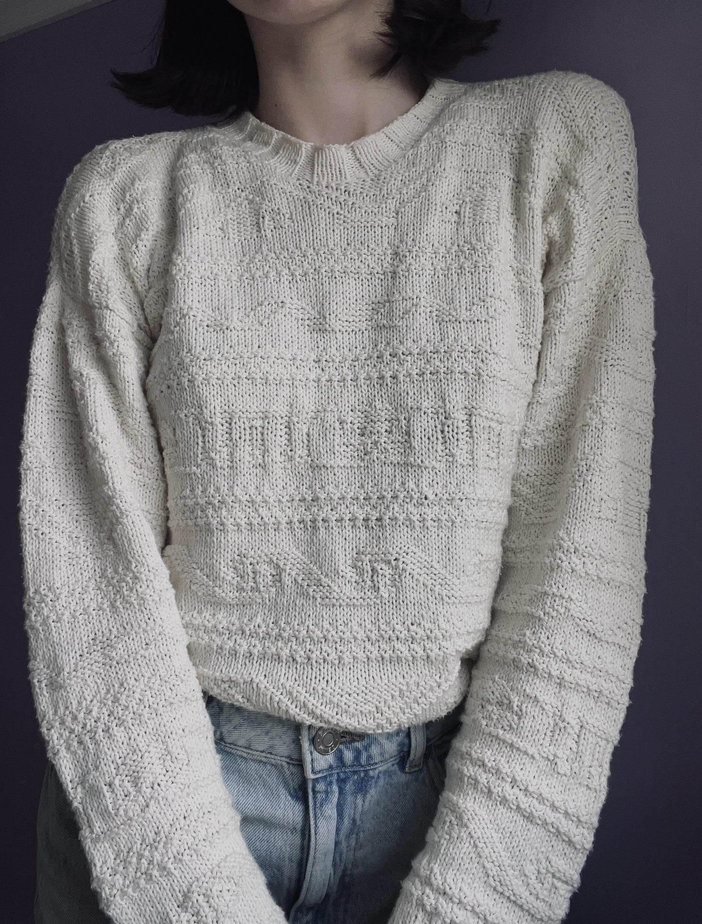 Paris Pearl Sweater - PDF Knitting Pattern