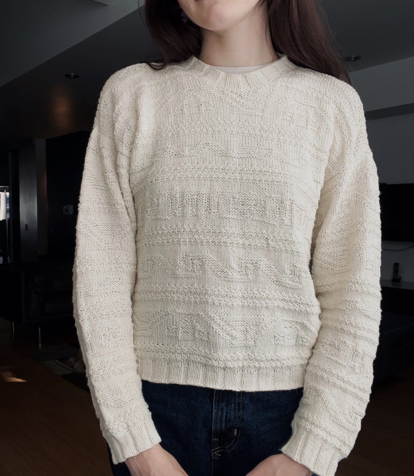 Paris Pearl Sweater - PDF Knitting Pattern